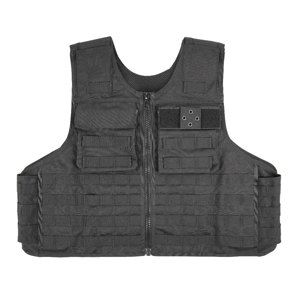 NIJ IIIA MOLLE System Outwear Bulletproof Vest With Zipper Design